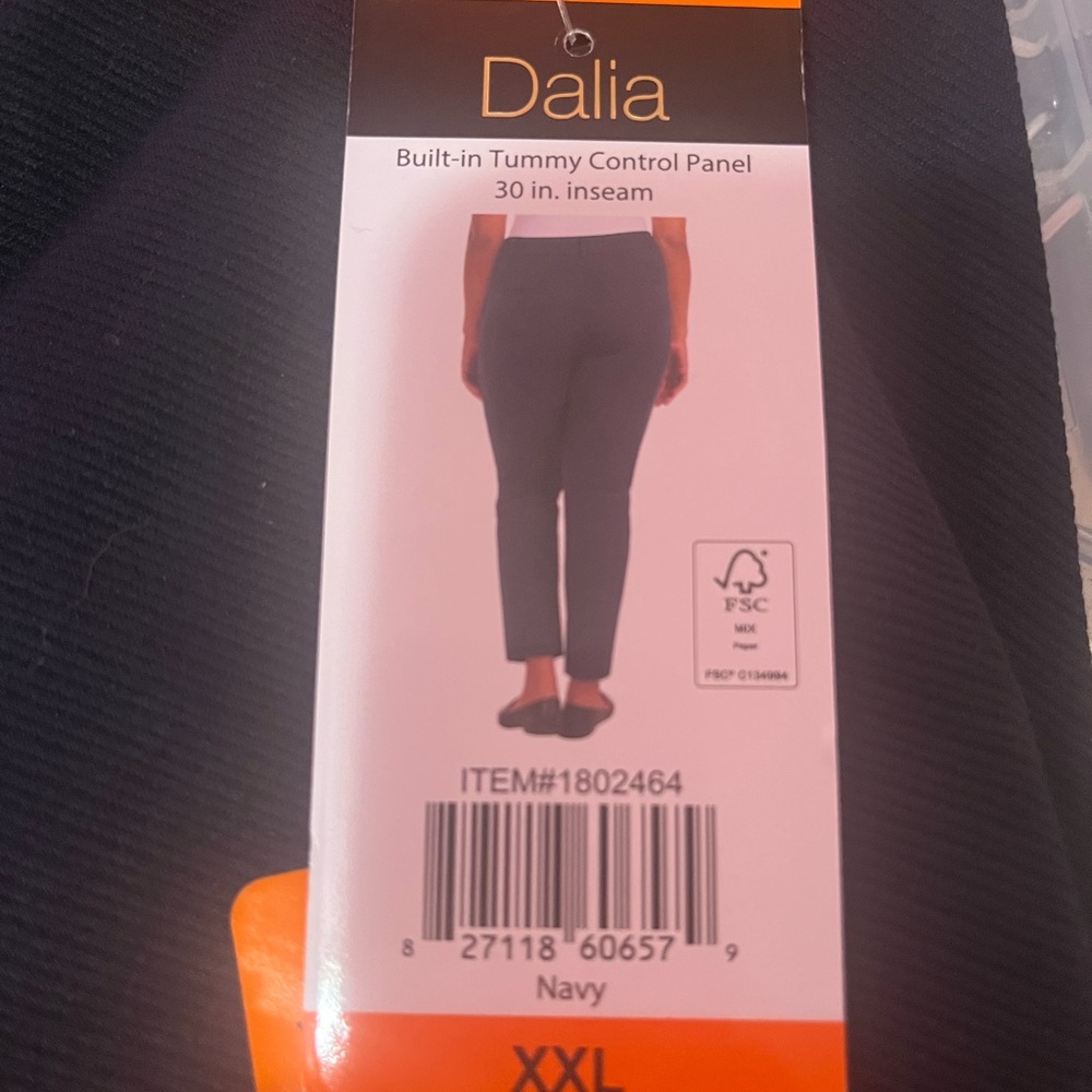 New! Pair of 2 Dalia Dark Blue XXL Pants